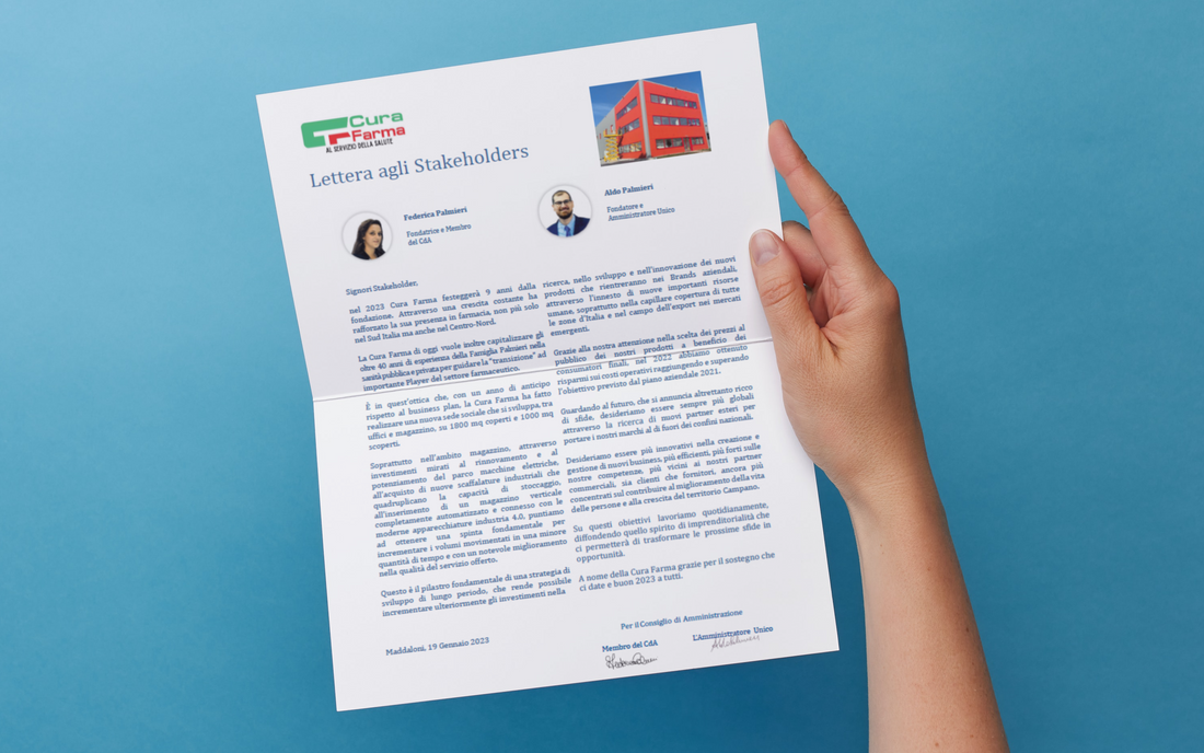 Lettera agli Stakeholder