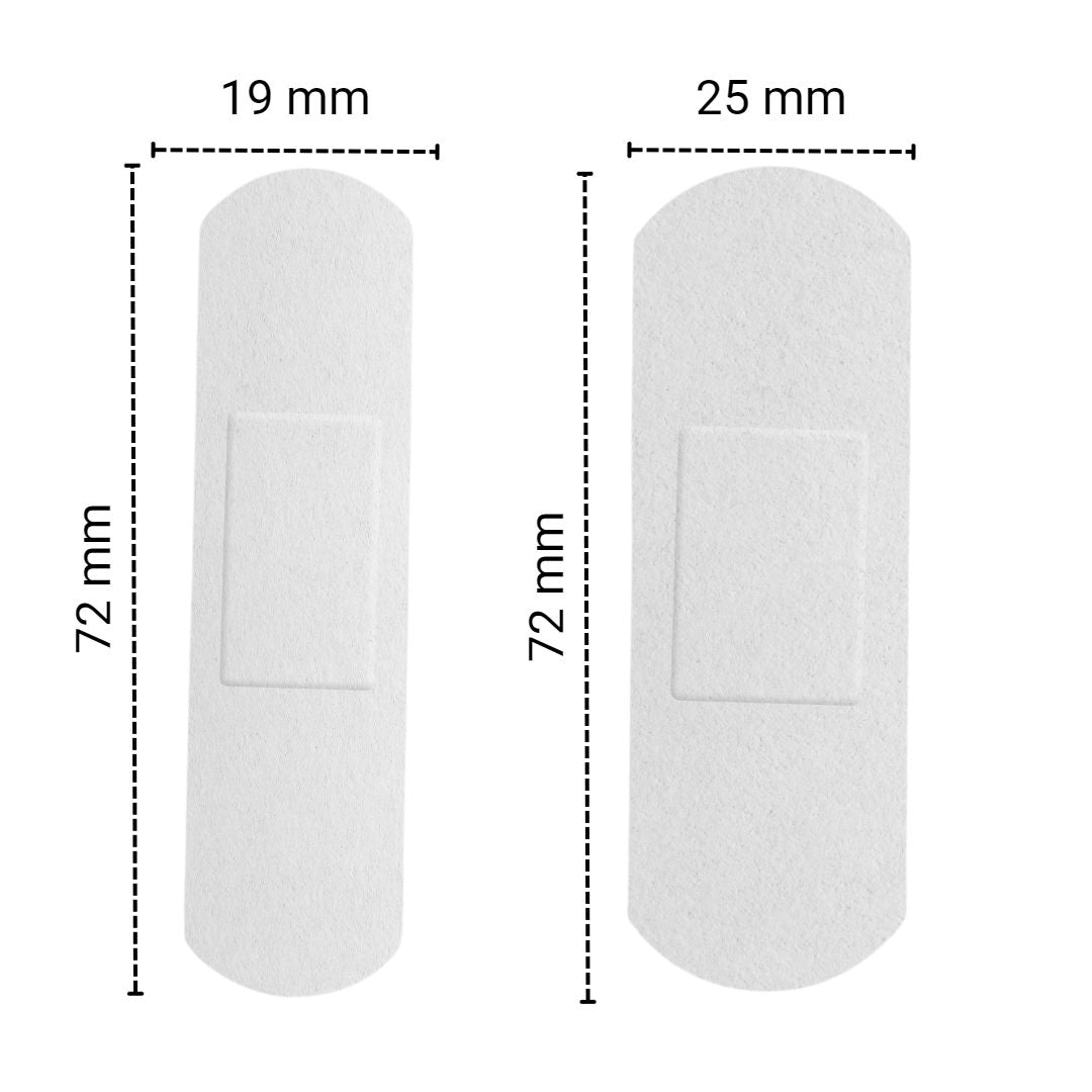 Curastrip Comfort Cerotti Tessuto TNT 5 Pack da 20 Cerotti (100 Cerotti), 2 Misure