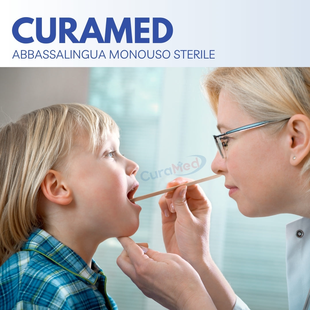 Palette Abbassalingua 100 MONOUSO Confezione Singola STERILE Medicale Estetica