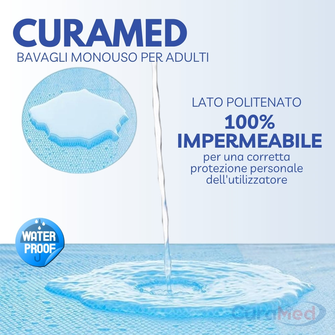 Bavagli Monouso TNT con Tasca 100pz