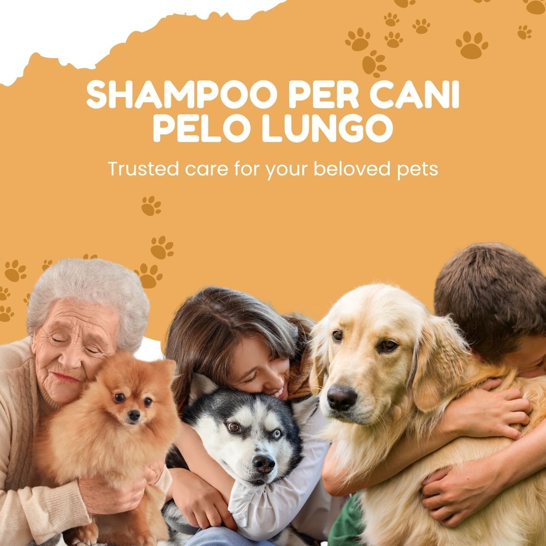 Pawli Shampoo per Cani a Pelo Lungo 5 Litri – Profumo Talco – Pelo Lucido e Facile da Pettinare – con Proteine del Grano – Formato Professionale per Toelettatura – Made in Italy