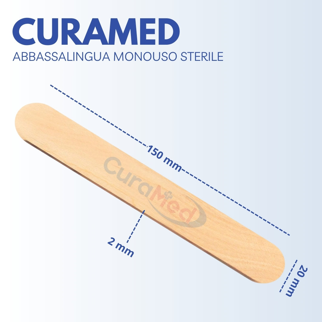 Palette Abbassalingua 100 MONOUSO Confezione Singola STERILE Medicale Estetica
