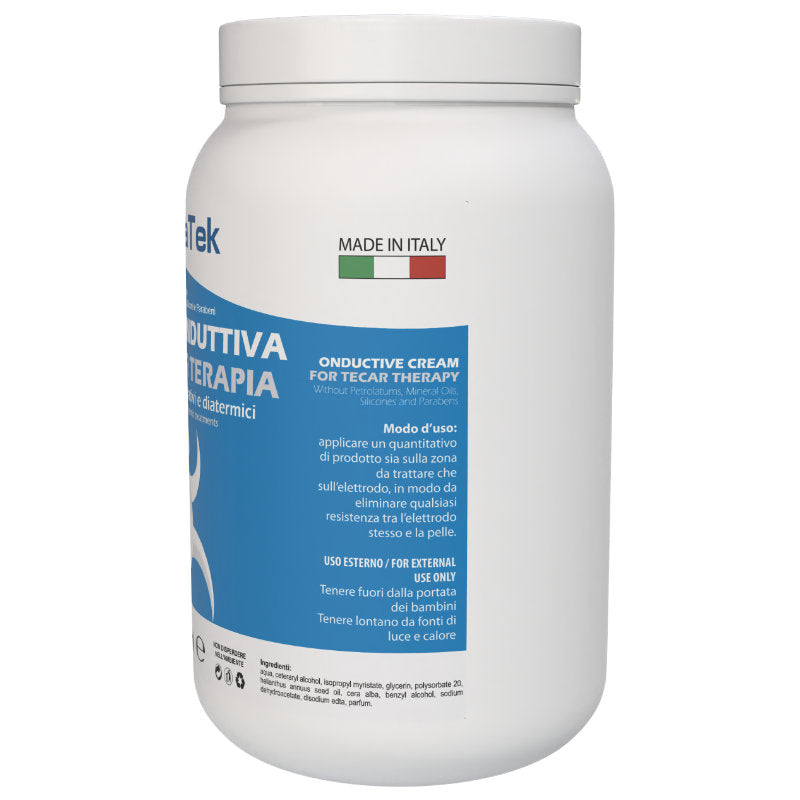 Crema per Tecaterapia CuraTek HD Tecar Alta Densità 1 Litro Diatermia Radiofrequenza (1L)