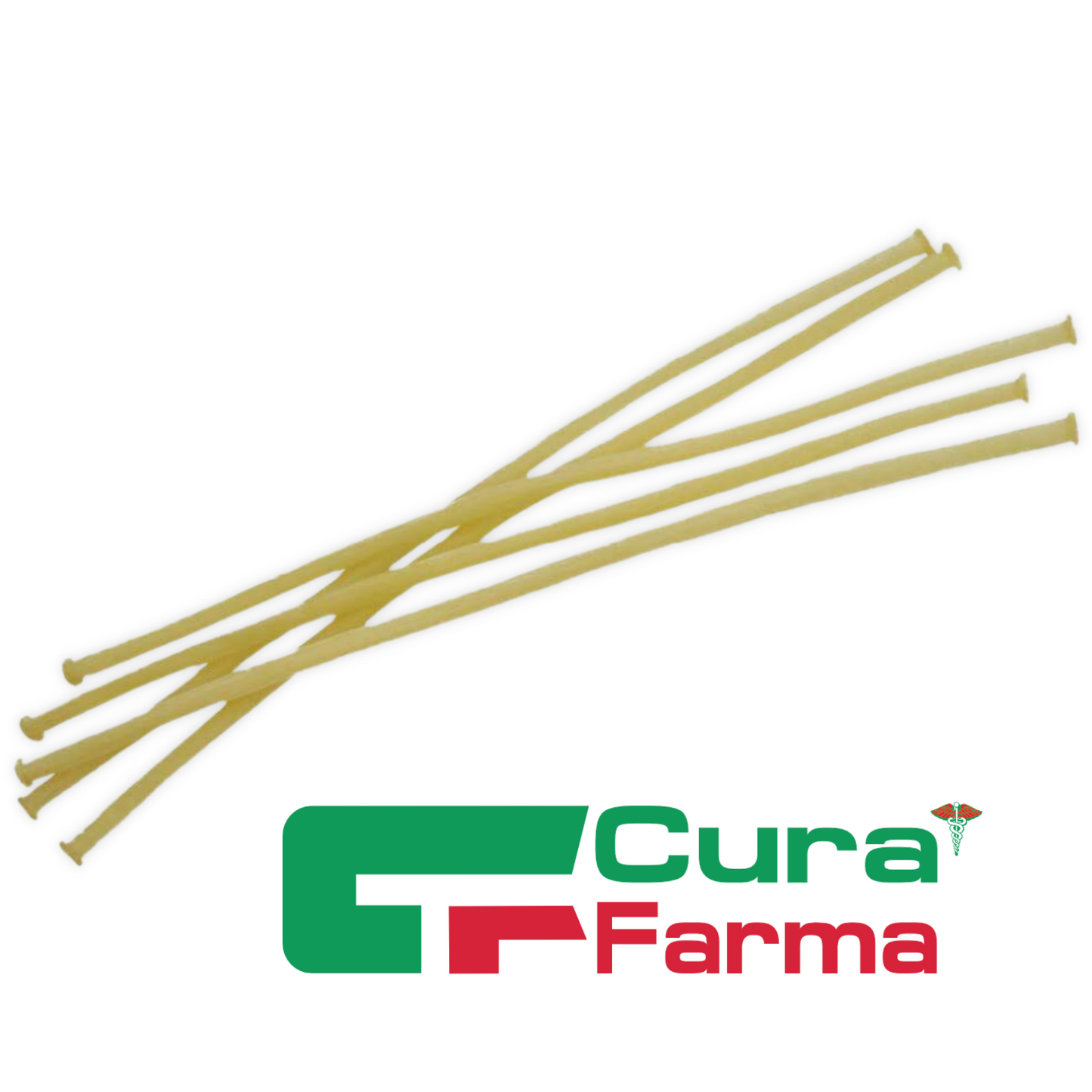 Laccio Emostatico TPE Tubolare Senza Lattice 40 CM. Per Infusioni Prelievi ed Operatori Sanitari. 10 Lacci