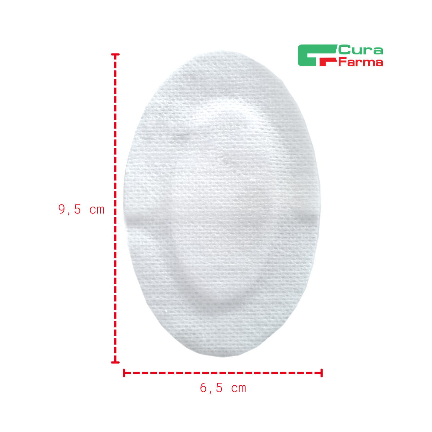 Cura Optik 10× Bende Oculari Sterili Benda Oculare Medicazione Occhio