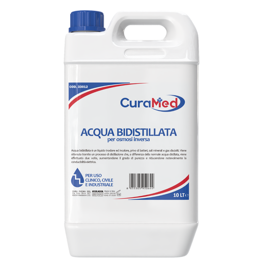 Acqua Bidistillata – Tappo A Vite Con Sigillo Di Sicurezza – 10lt