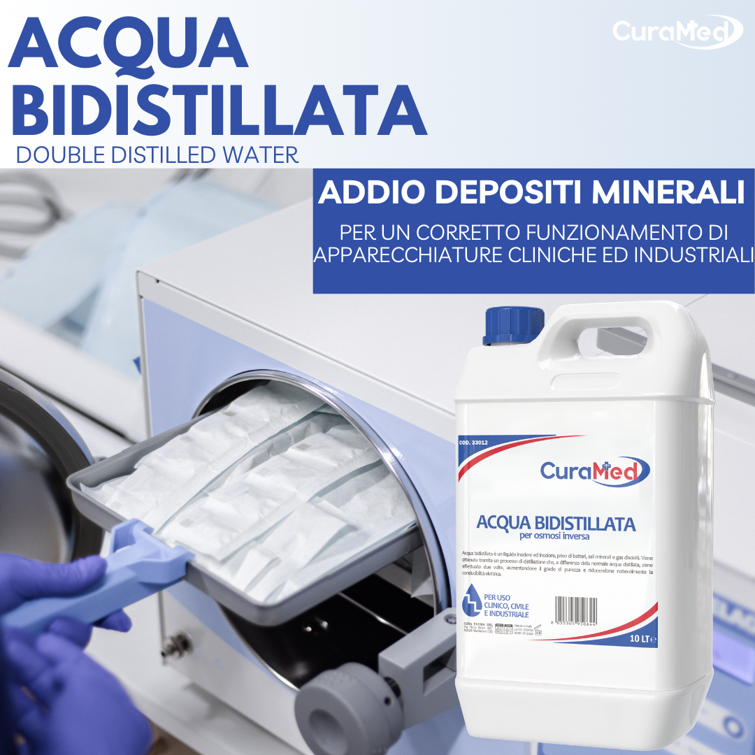 Acqua Bidistillata – Tappo A Vite Con Sigillo Di Sicurezza – 10lt