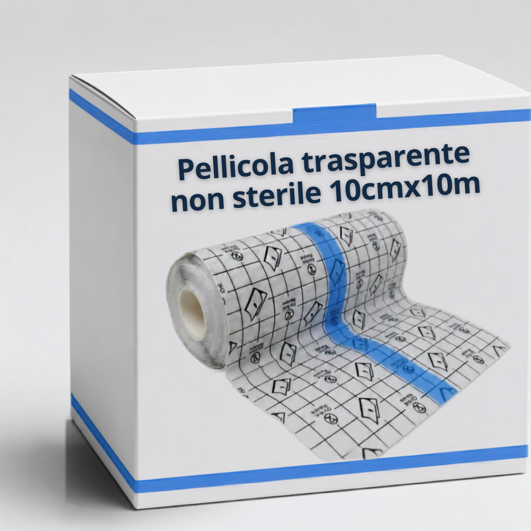 Film Trasparente per Tatuaggi 10 cm x 10 m – Pellicola Autoadesiva Impermeabile Second Skin per Aftercare, Protezione Ferite e Guarigione Accelerata – Rotolo Poliuretano Traspirante Ipoallergenico