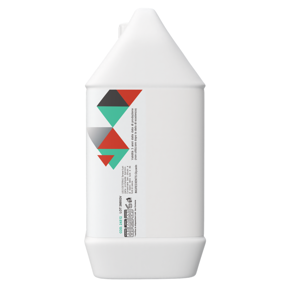 Glicerina Vegetale Pura 5 Litri (USP/Ph. Eur.) – 100% Naturale da Oli Vegetali – Uso Cosmetico, Alimentare e Farmaceutico – Idratante per Pelle e Capelli – Alta Purezza