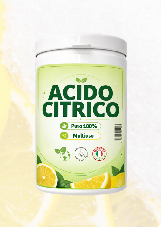 Acido Citrico Alimentare 1 kg – Polvere E330 100% Puro per Pulizie Casa, Cucina, Lavatrice, Lavastoviglie, Anticalcare, Cosmesi Fai da Te e Conservante Alimenti