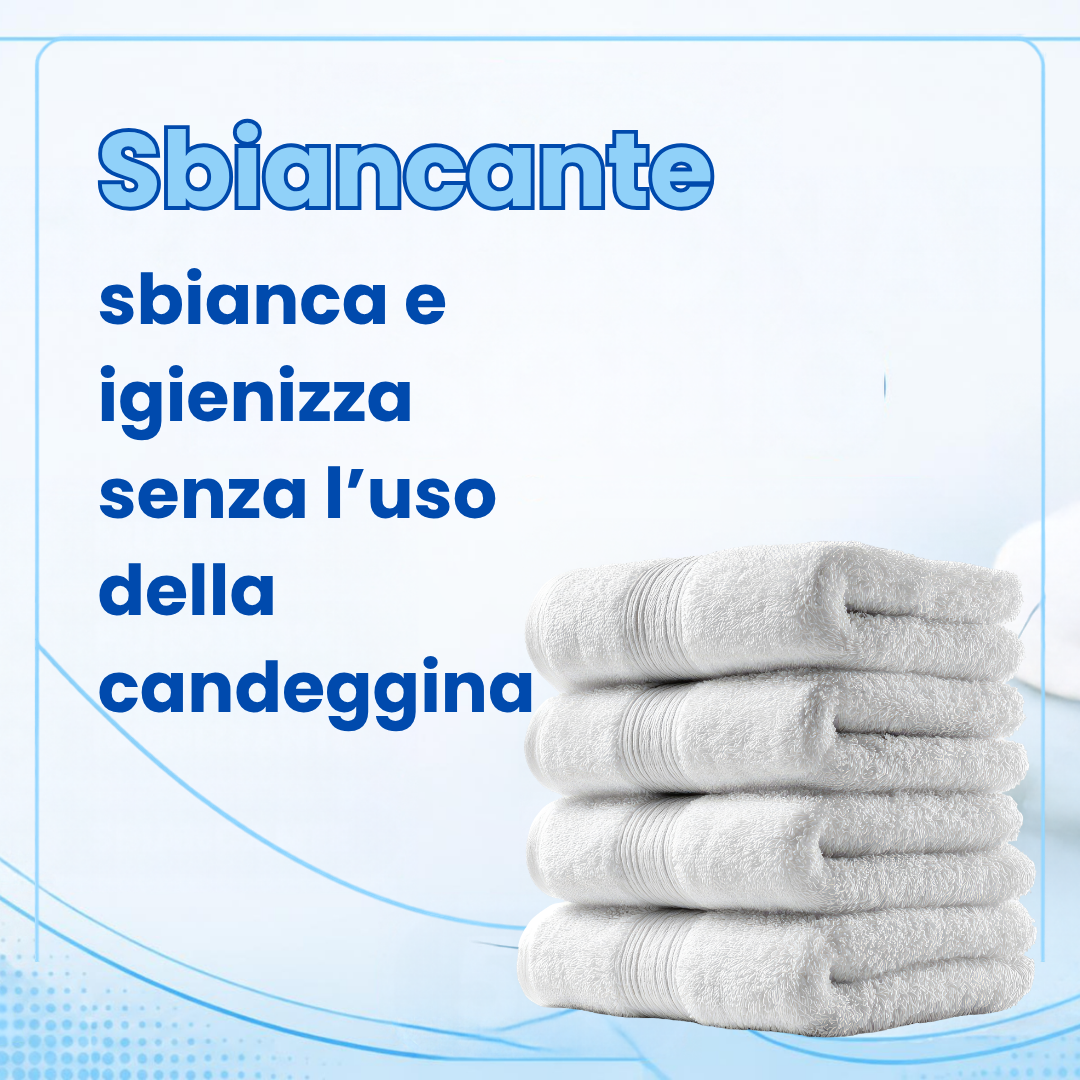 Percarbonato di Sodio 1 kg – Sbiancante e Smacchiante in Polvere ad Ossigeno Attivo per Bucato, Lavatrice e Pulizie Casa – Senza Cloro – Ideale per Bianchi, Asciugamani e Macchie Ostinate