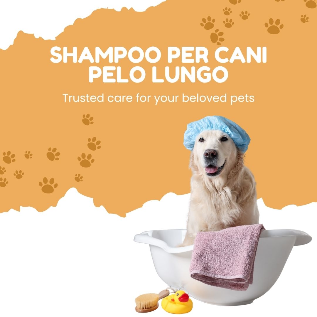 Pawli Shampoo per Cani a Pelo Lungo 5 Litri – Profumo Talco – Pelo Lucido e Facile da Pettinare – con Proteine del Grano – Formato Professionale per Toelettatura – Made in Italy