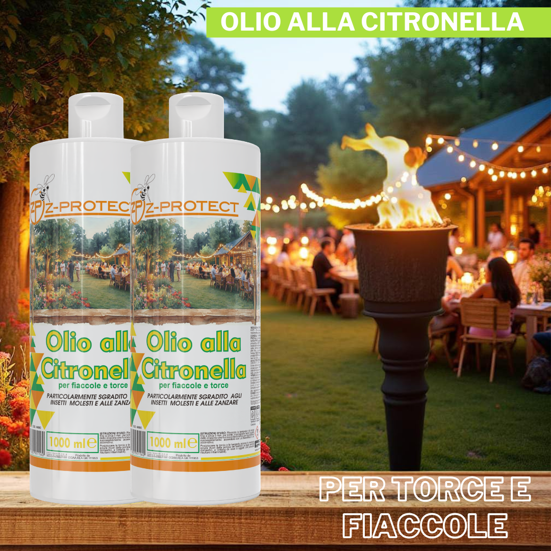 Olio di Citronella 1 Litro Puro e Concentrato | Profumo Fresco Agrumato | Ideale per Diffusori, Ambiente, Giardino e Uso Aromatico | Formato Convenienza 1000 ml