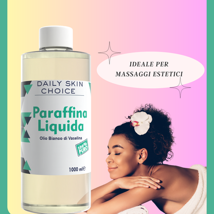 Paraffina Liquida OLIO VASELINA F.U.Emolliente TATTOO Pelle Secca 200 | 1000 ml