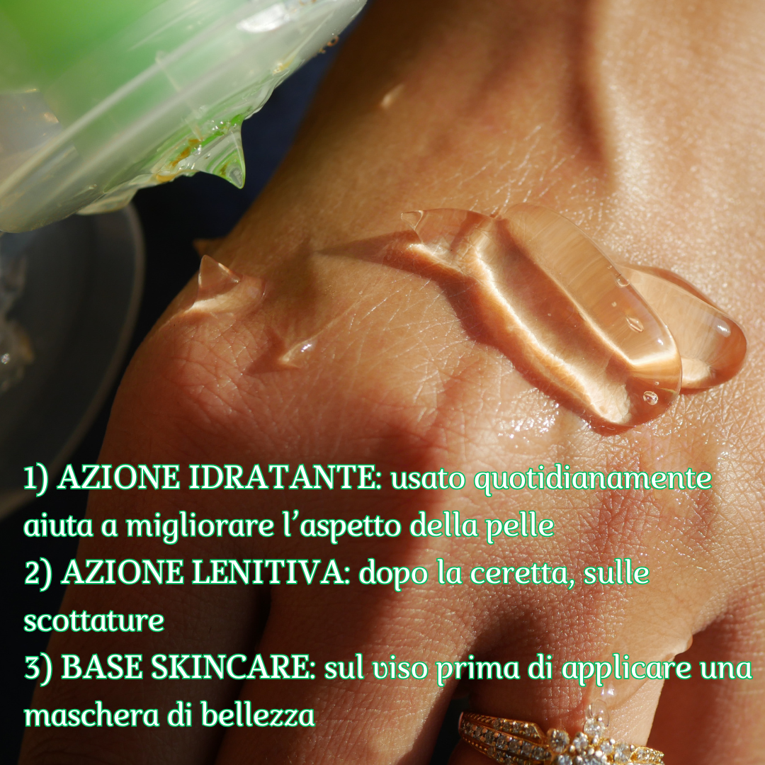 Gel Aloe Vera 5000 ml | Aloe Vera Pura per Viso, Corpo e Dopo Sole | Idratante, Lenitivo e Rinfrescante | Uso Quotidiano | Formato Conveniente