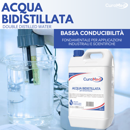 Acqua Bidistillata – Tappo A Vite Con Sigillo Di Sicurezza – 10lt