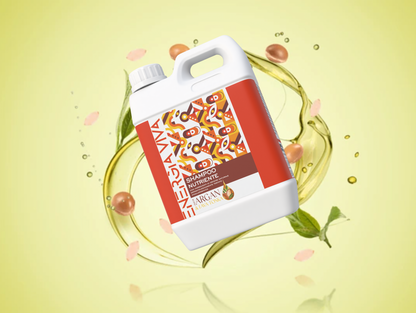 Shampoo Nutriente all'Olio di Argan, 5 Litri, per Capelli Secchi e Sfibrati