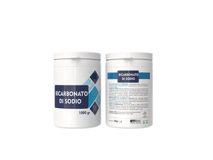 Bicarbonato di Sodio Multiuso, 1kg, per Pulizia Casa e Cucina, Deodorante Frigorifero, Lavaggio Frutta e Verdura