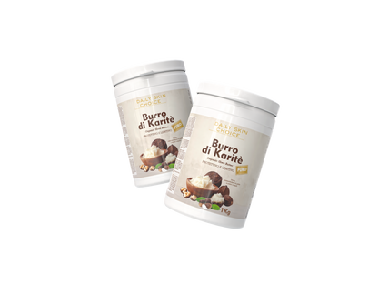 Burro di Karité Puro, Non Raffinato, Idratante Naturale per Pelle e Capelli, 1 kg