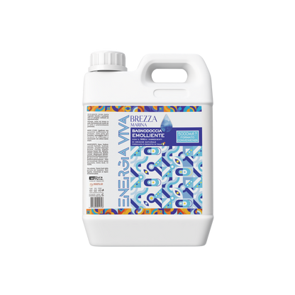 Bagnodoccia Brezza Marina 5 Lt – Bagno Doccia Corpo per Uso Quotidiano, Fragranza Fresca Marina, Schiuma Soffice, Formato Convenienza Maxi