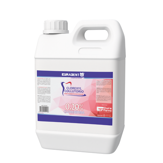Colluttorio Clorexidina 0,20% Professionale – Disinfettante Orale Antibatterico – Ideale per Igiene Orale e Prevenzione Infezioni Dentali – Uso Odontoiatrico e Domestico – Tanica da 5 Litri