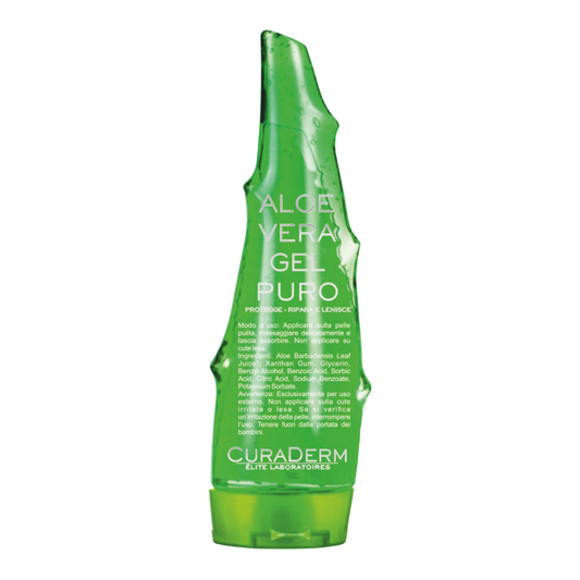 Aloe Vera Gel Puro 250 ml | Gel Idratante e Lenitivo per Viso, Corpo e Dopo Sole | Senza Parabeni, Senza Profumo | Uso Quotidiano