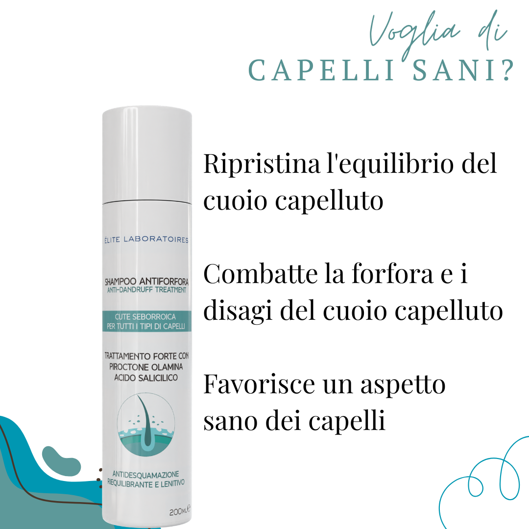 Shampoo Antiforfora Cute Seborroica 200 ml – Azione Rapida Anti-Forfora Severa, Lenitivo e Seboregolatore