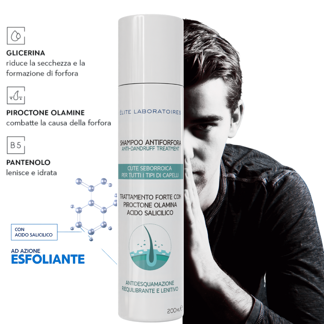 Shampoo Antiforfora Cute Seborroica 200 ml – Azione Rapida Anti-Forfora Severa, Lenitivo e Seboregolatore