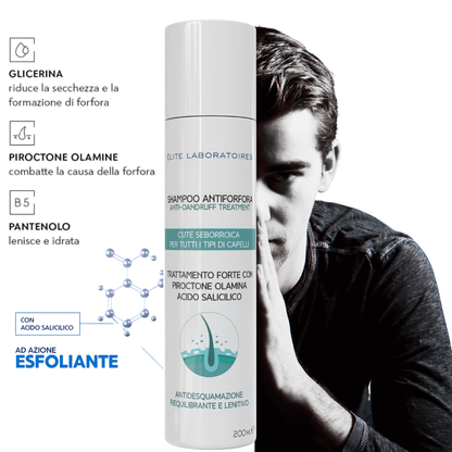 Shampoo Antiforfora Cute Seborroica 200 ml – Azione Rapida Anti-Forfora Severa, Lenitivo e Seboregolatore