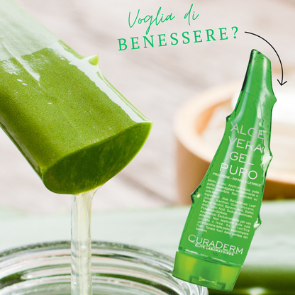 Aloe Vera Gel Puro 250 ml | Gel Idratante e Lenitivo per Viso, Corpo e Dopo Sole | Senza Parabeni, Senza Profumo | Uso Quotidiano