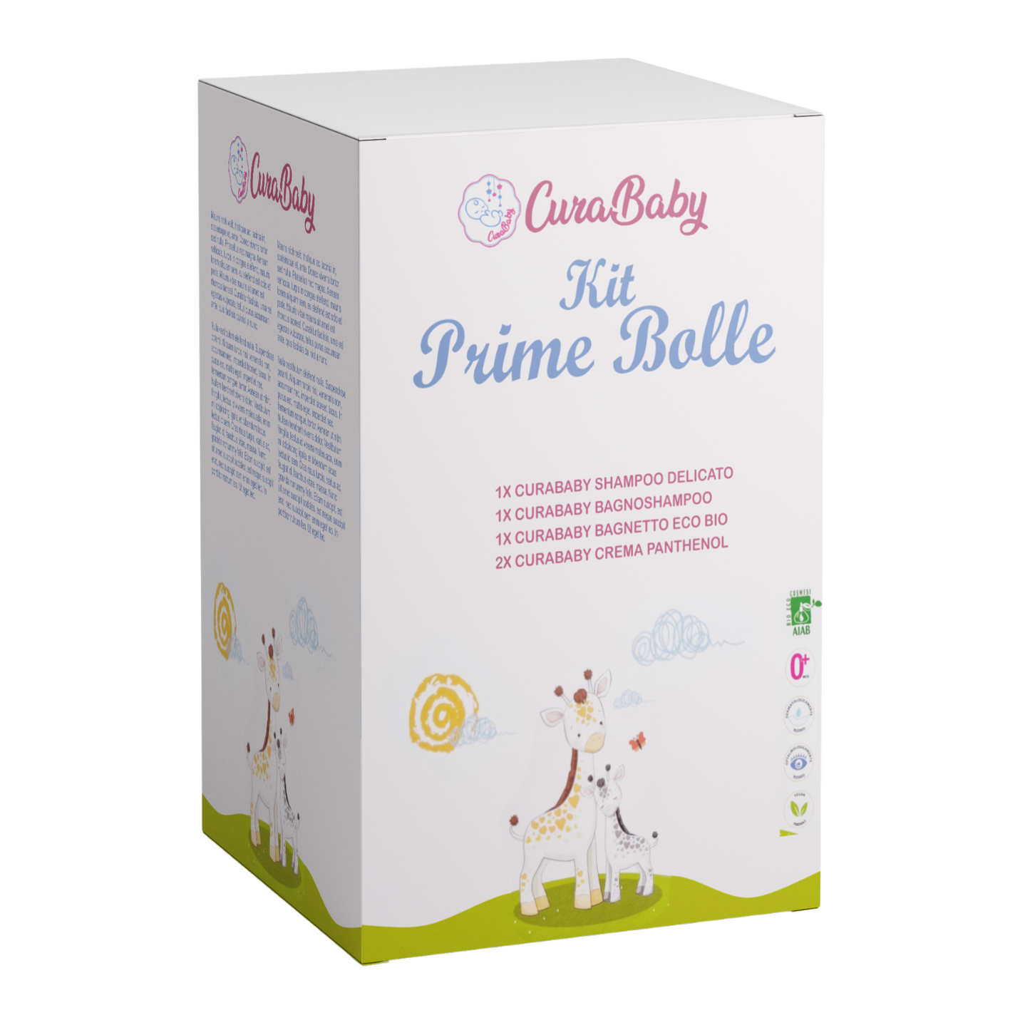 CuraBaby Kit Prime Bolle Box Regalo Detergenti Eco Bio