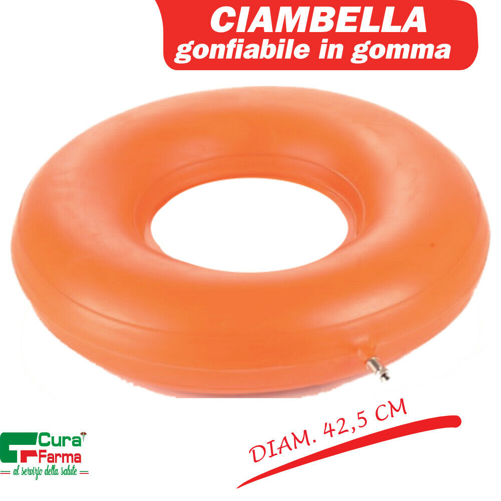 Ciambella per Emorroidi in Gomma Gonfiabile Standard 40 cm