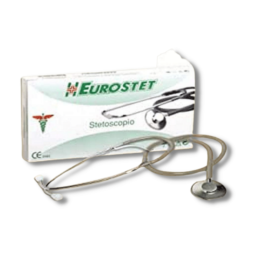Eurostet Stetoscopio Professionale Ultrapiatto in acciaio inox