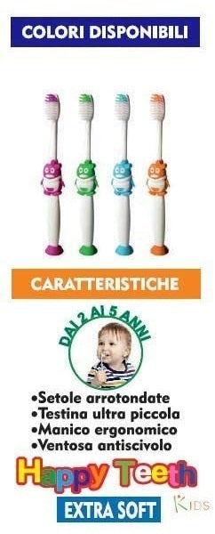 CuraDent® Happy Teeth Spazzolini per bambini (12×)