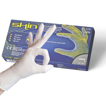 VBS Srl - guanti lattice ambidestri - monouso latex VBS Srl - guanti lattice ambidestri - monouso latex